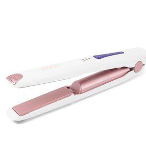 Pink and White Hair Straightener